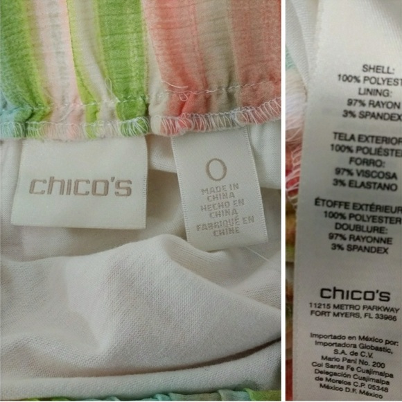 Chicos Brand Multicolor Maxi Skirt. - Picture 3 of 3